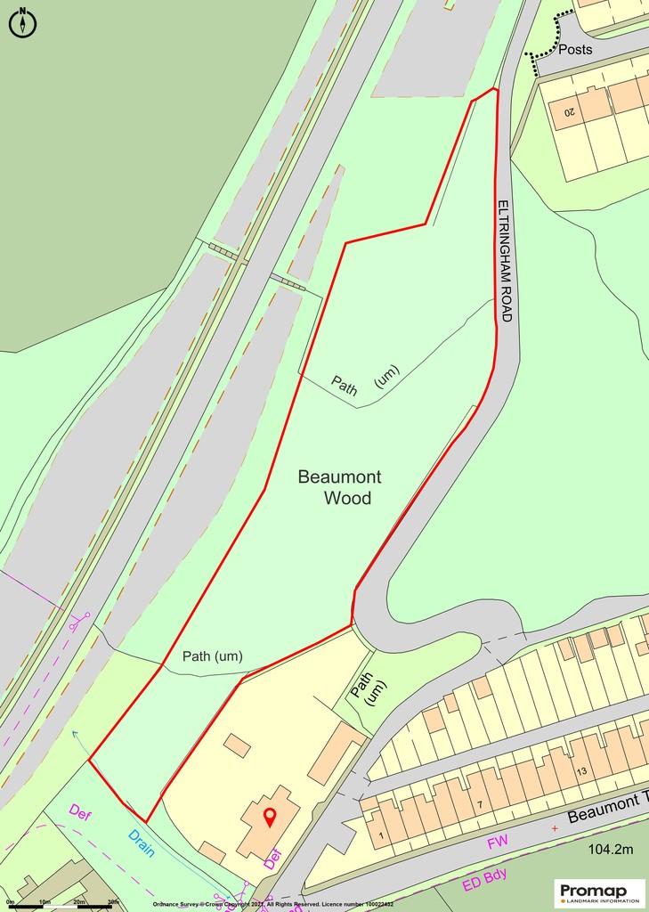 Eltringham Wood, Prudhoe Land £18,000