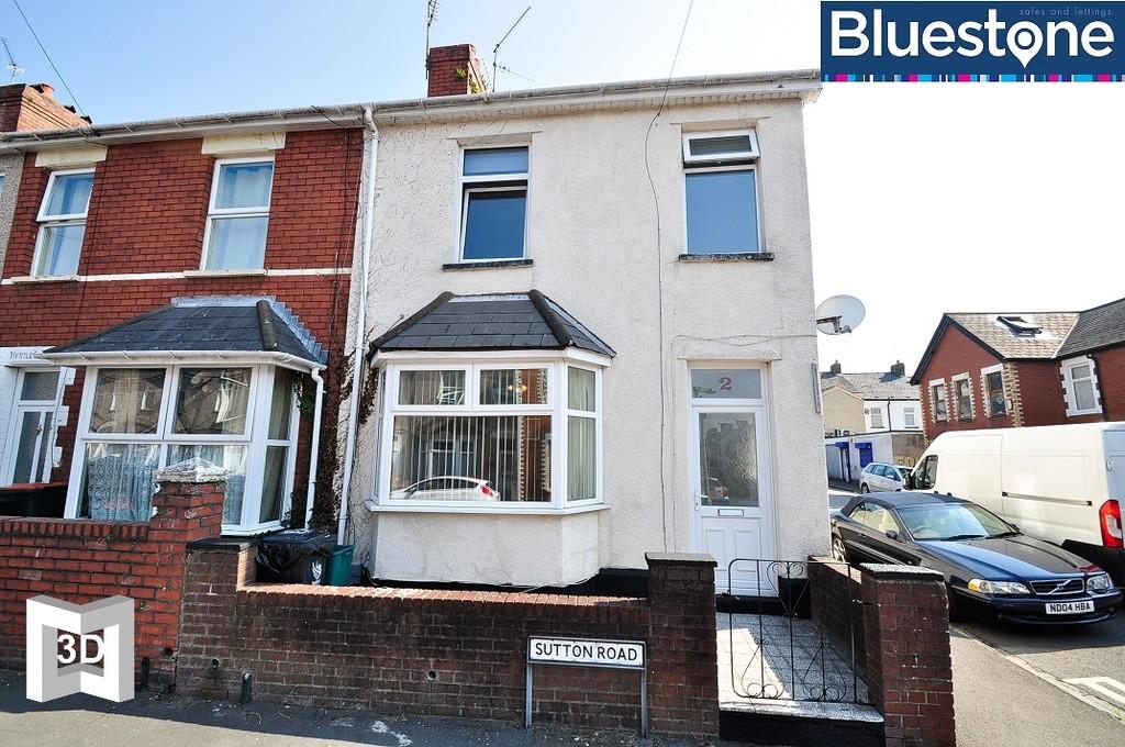 Sutton Road, Newport 3 bed end of terrace house £144,500