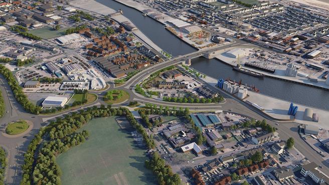 Proposed third river crossing