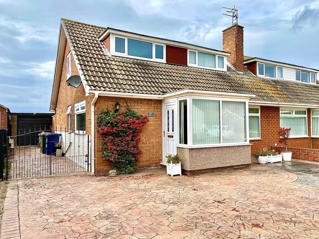 Ludlow Crescent, Redcar TS10 3 bed semidetached bungalow £180,000