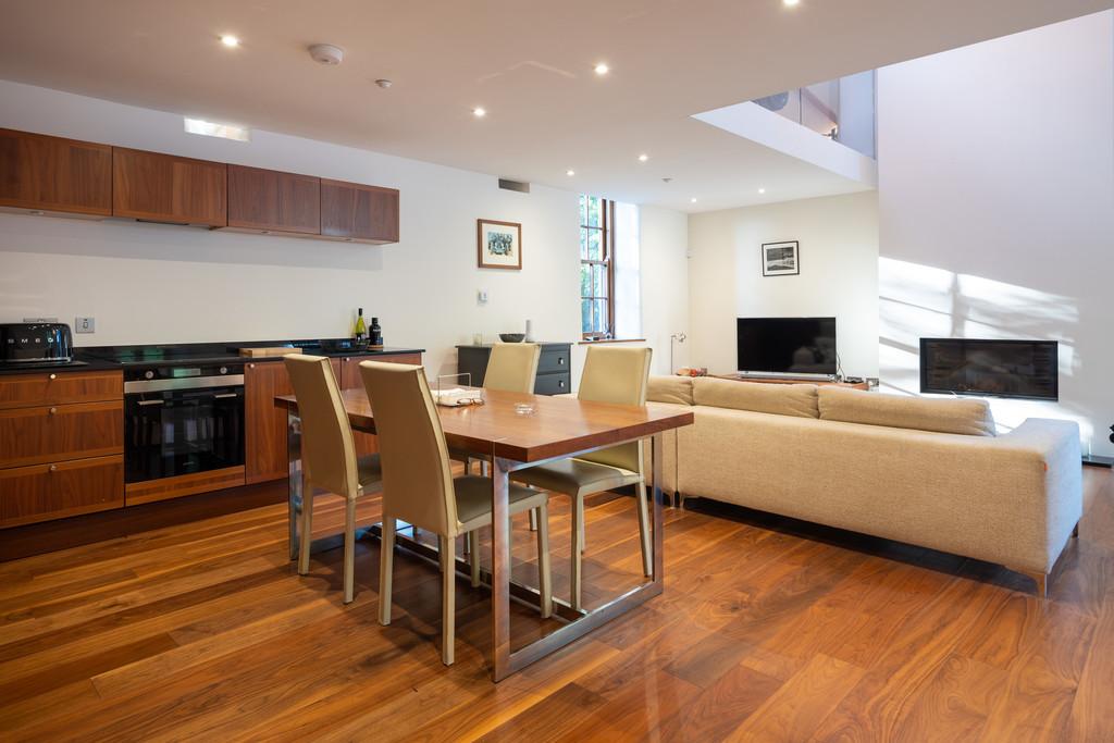 Open Plan Living Room and Kitchen