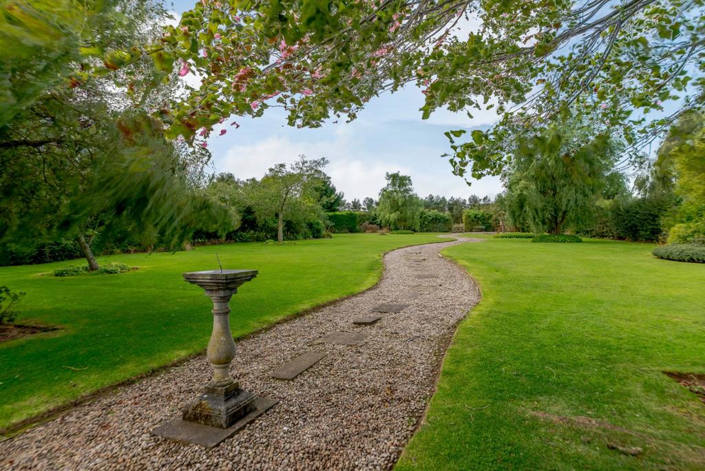 Pathway With Sundial