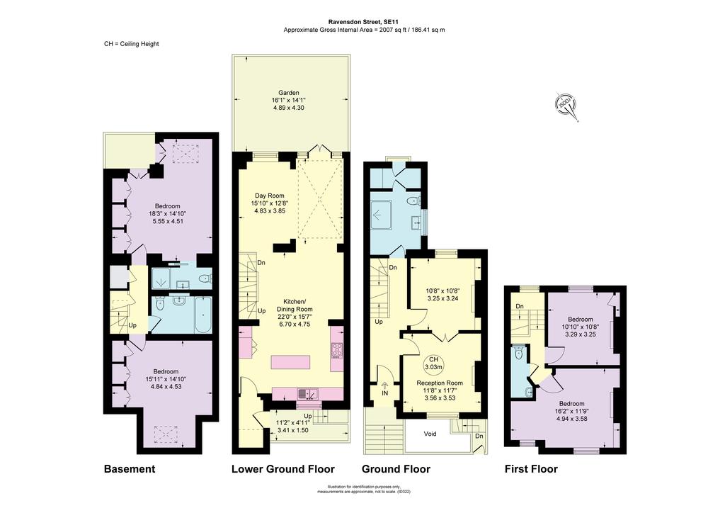 Ravensdon Street, London, SE11 4 bed terraced house for sale £1,500,000