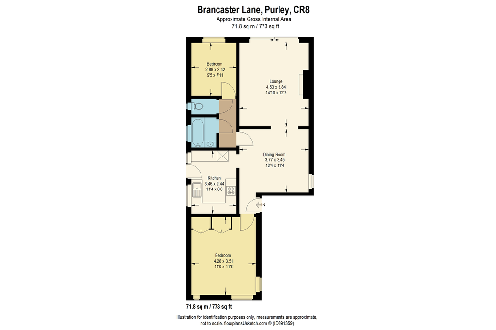 Brancaster Lane, Purley 2 bed detached bungalow for sale £450,000
