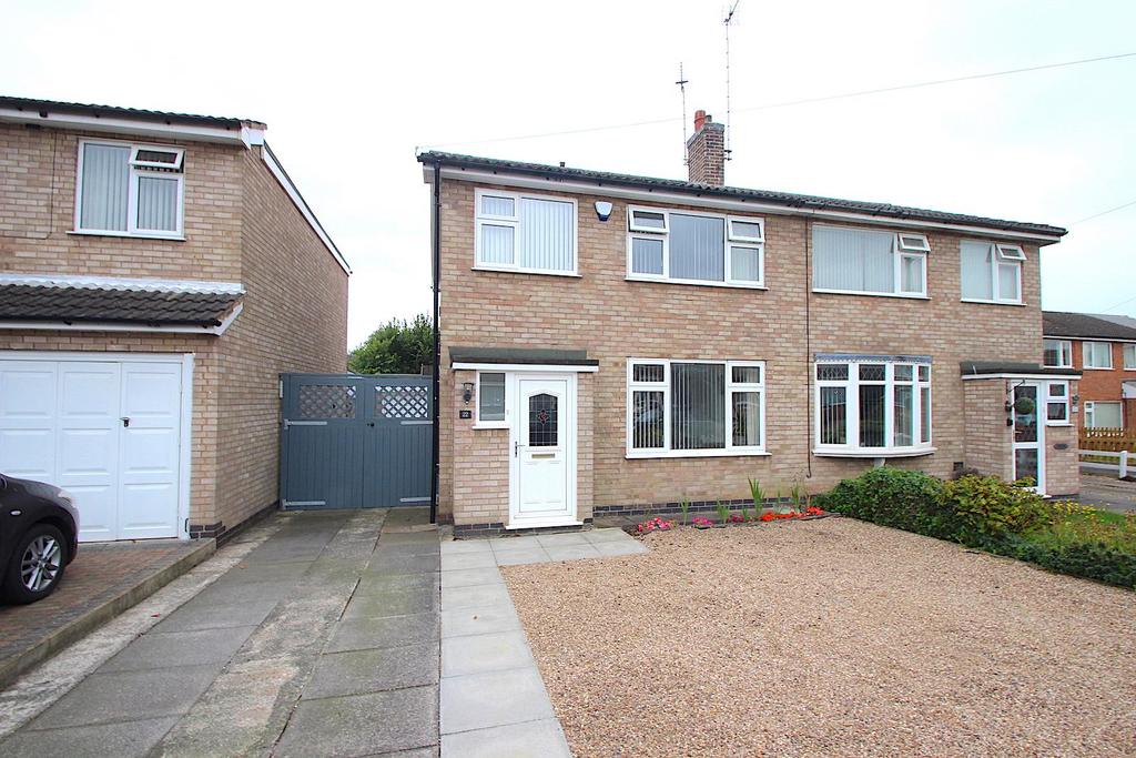 Keble Drive, Syston 3 bed semidetached house £270,000