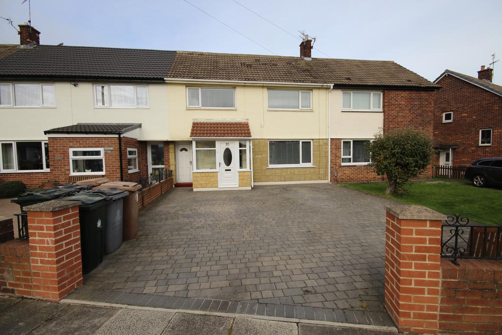 Harewood Crescent, Whitley Bay, Tyne... 3 bed terraced house £185,000