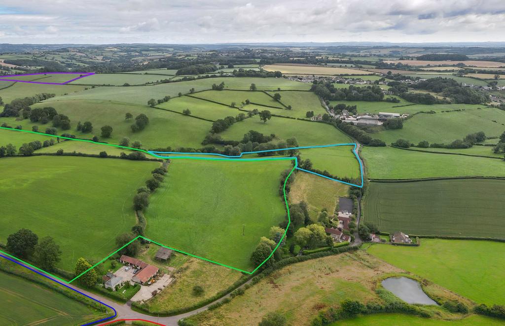 Clandown, Nr Radstock. Approx 7.77 acres of land with additional land
