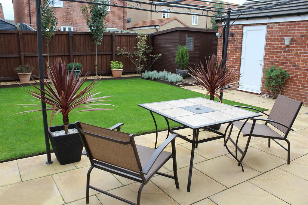 Rear garden