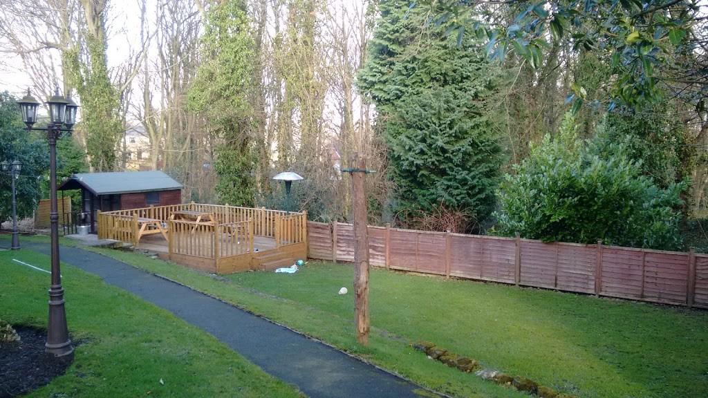 Rear of property