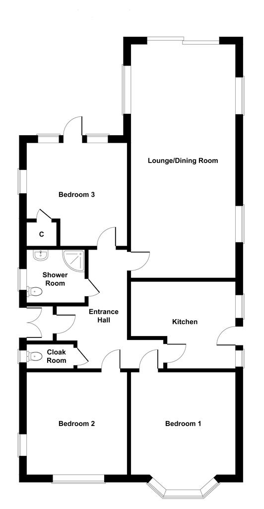Blake Dene Road, Poole, Dorset, BH14 3 bed bungalow for sale £700,000