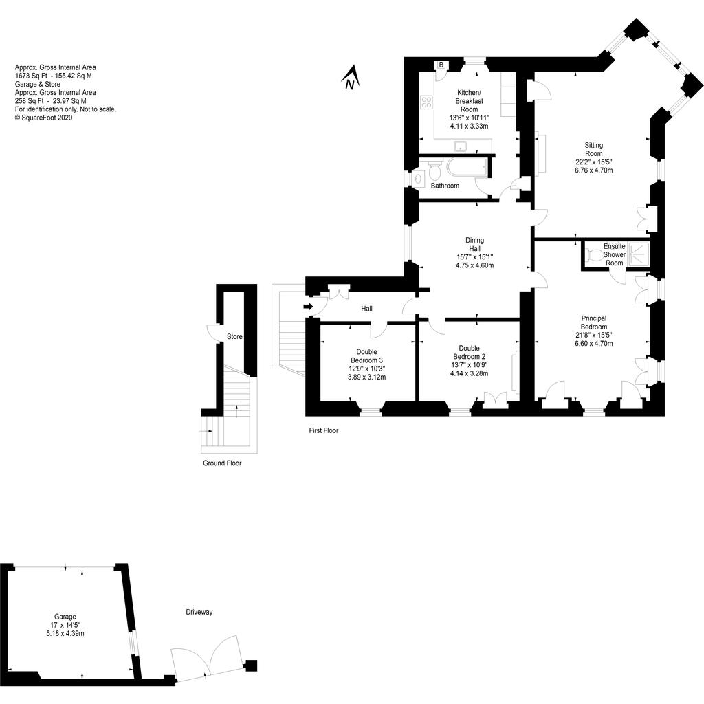 2 Wardie Crescent, Edinburgh, EH5 1AG 3 bed flat - £525,000