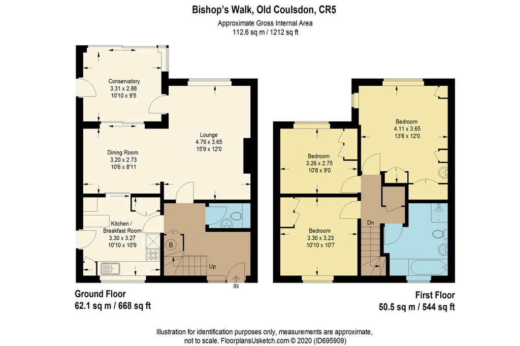 Close, Old Coulsdon 3 bed detached house for sale £645,000