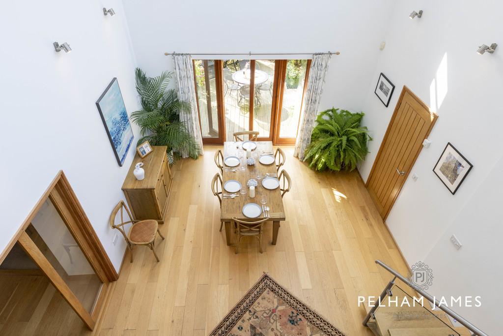 Dining room from mezzanine