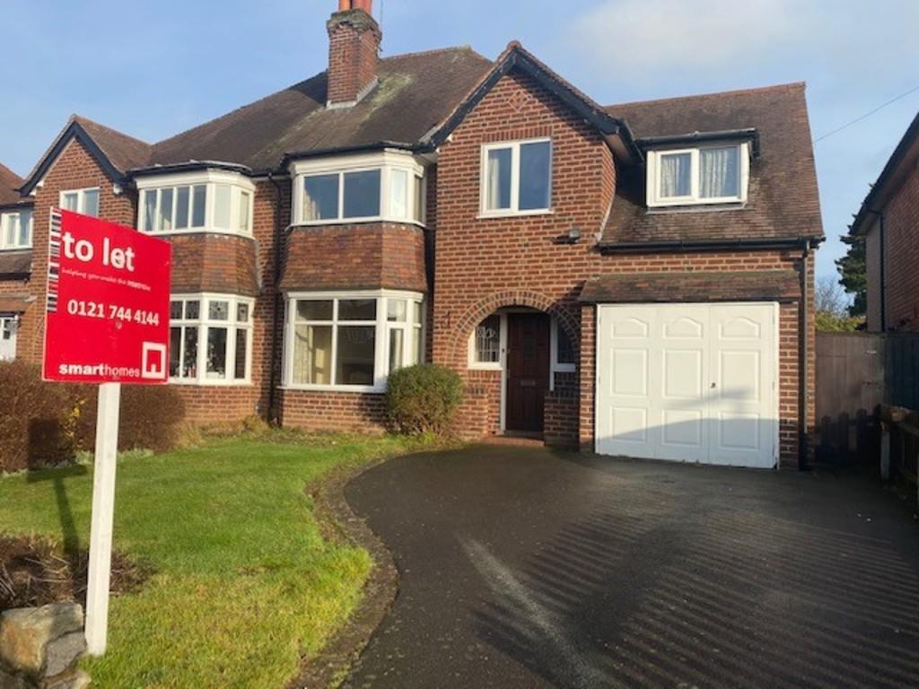 Thornby Avenue, Solihull 4 bed semidetached house £1,600 pcm (£369 pw)