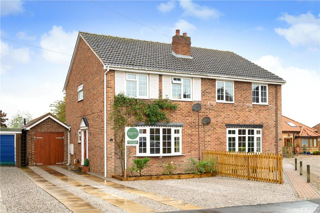 Fairfax Crescent, Tockwith, York 3 bed semidetached house £315,000
