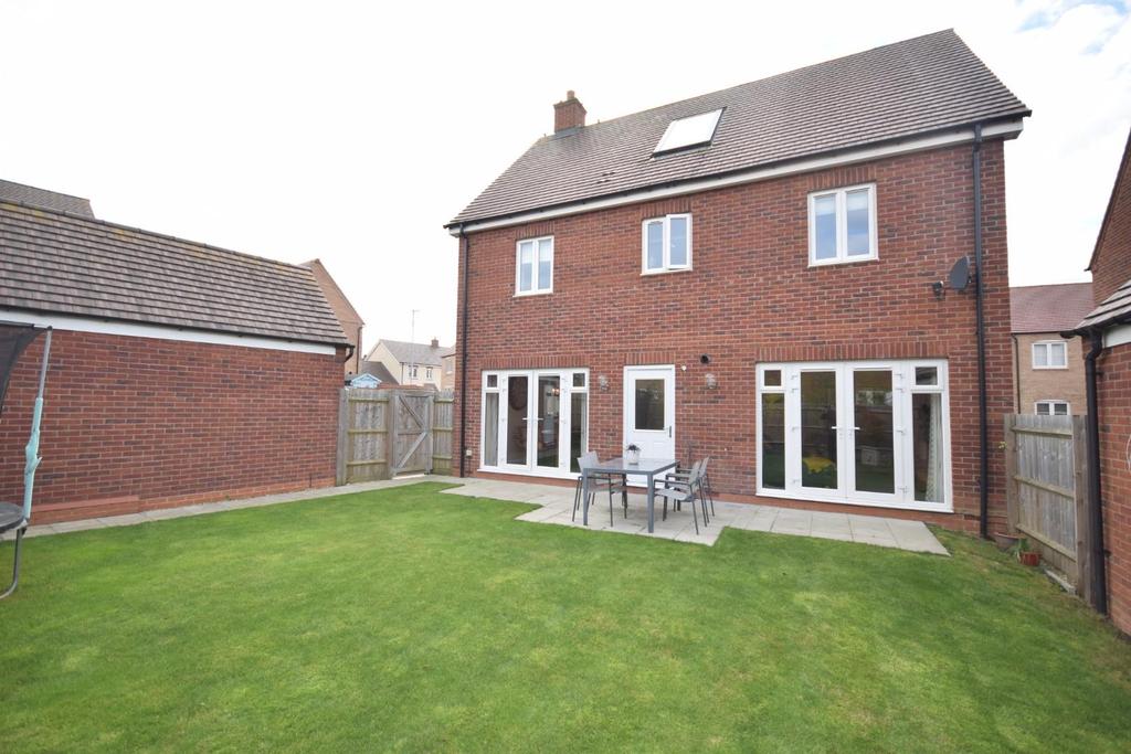 East aspect rear garden