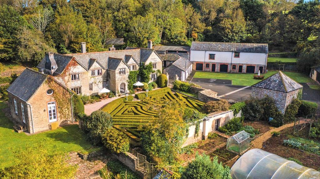 Ranscombe Manor from above