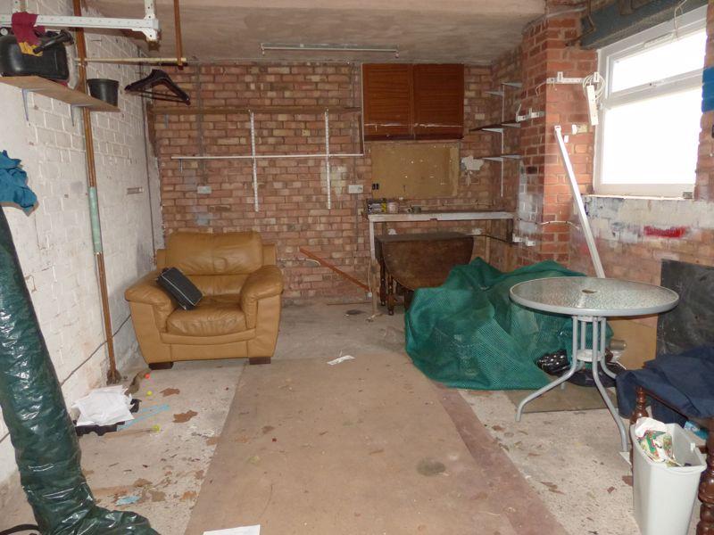 Inside garage