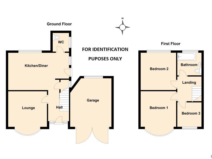 27 Dalehouse Lane, Kenilworth, CV8 2HW 3 bed semidetached house £340,000