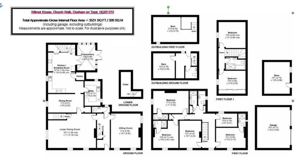 Church Walk, DunhamonTrent, Nottinghamshire 7 bed character property