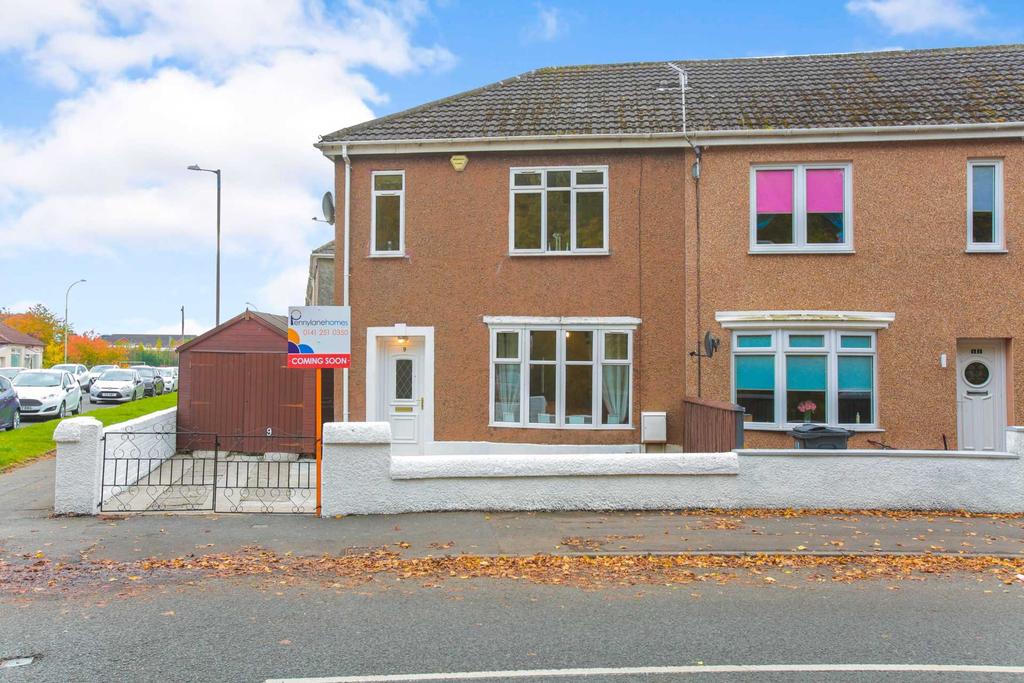Craigielea Road, Renfrew 3 bed end of terrace house £144,950