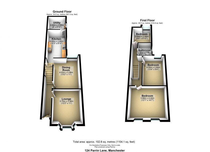 Parrin Lane, M30 3 bed terraced house for sale £185,000