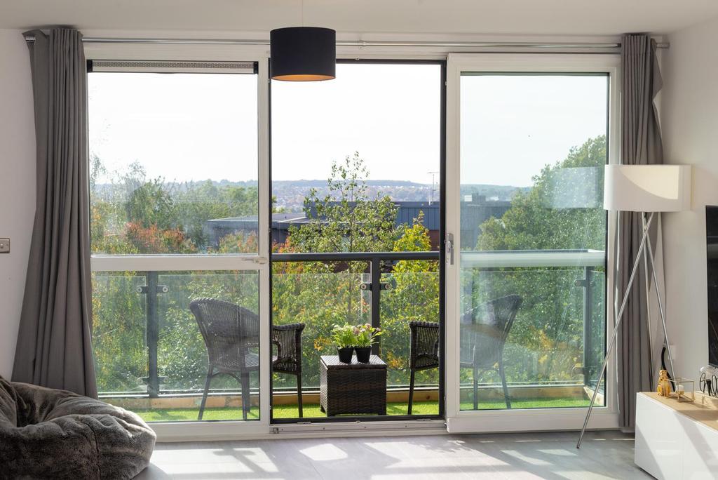View from living roo