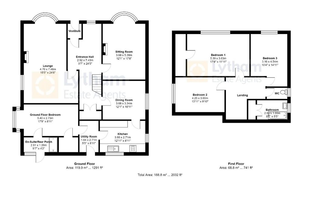 Moss Side Lane, Moss Side, Lytham 3 bed detached house for sale £450,000