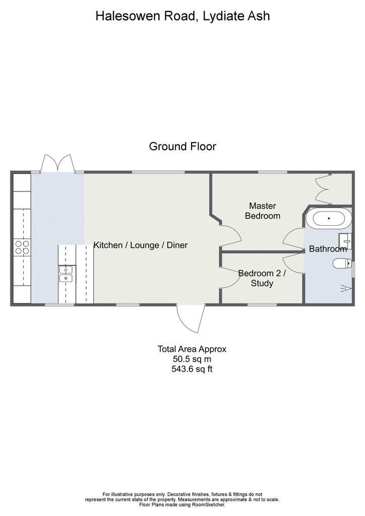 Halesowen Road, Lydiate Ash, Bromsgrove, B61 0QL 2 bed detached bungalow for sale £295,000