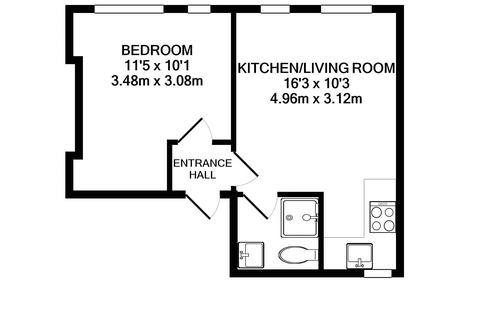 1 bedroom apartment to rent, Cheapside, Reading, Berkshire, RG1