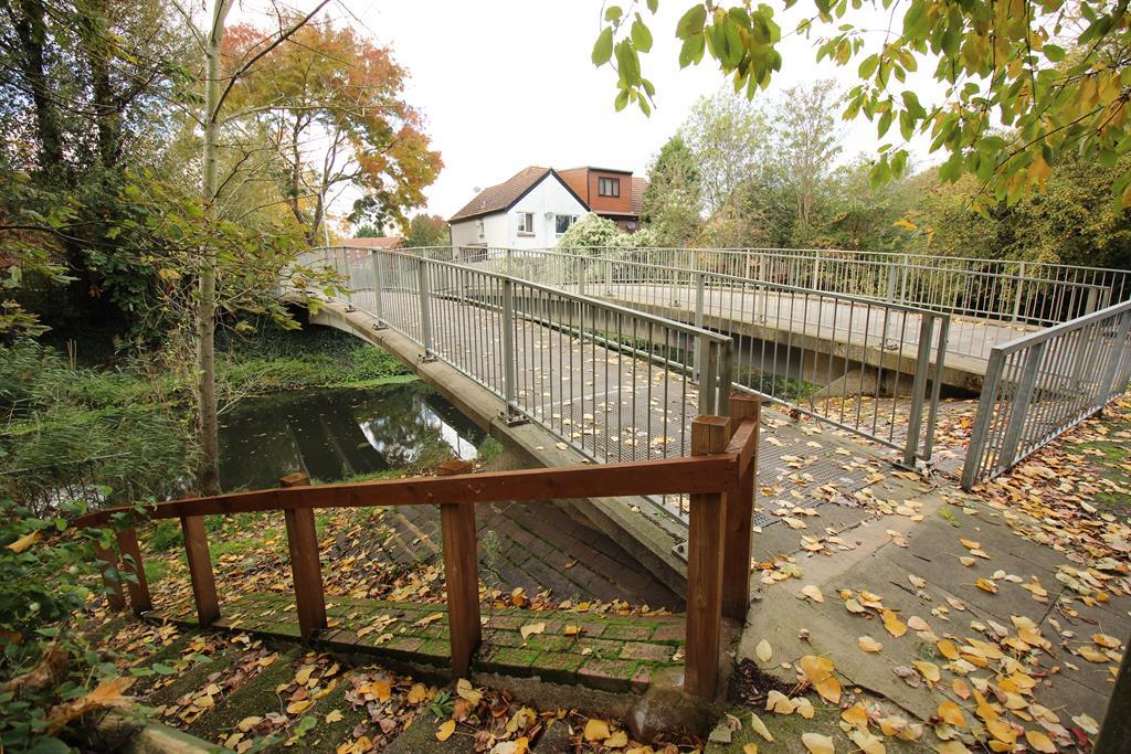 Bridge to lake