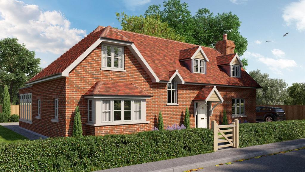 Poplar Lane, Bransgore, Christchurch, Dorset, BH23 3 bed detached house