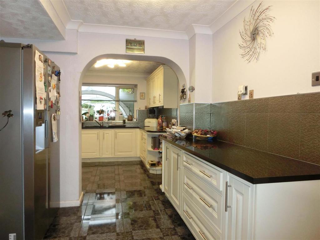 Extended modern kitchen