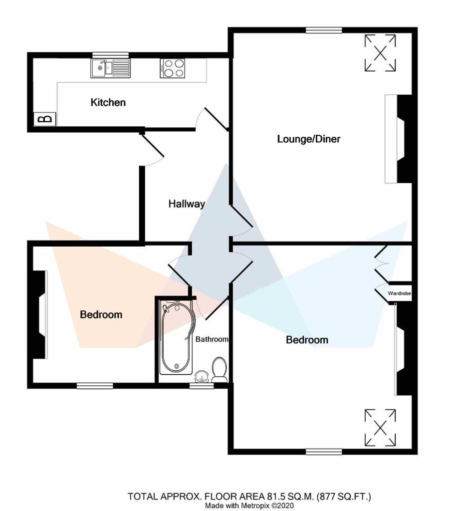 Augusta Gardens, Folkestone 2 bed flat for sale £190,000