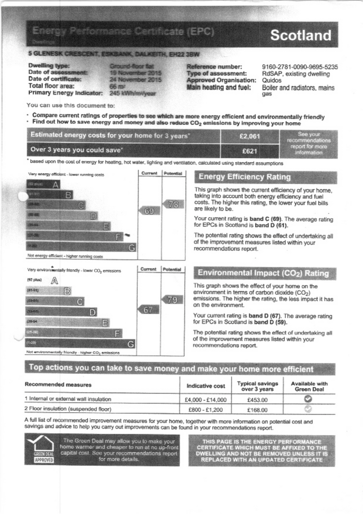 EPC Certificate