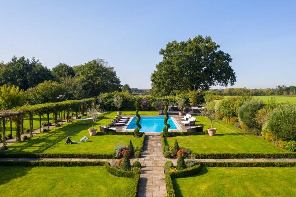 Formal Garden &amp; Pool