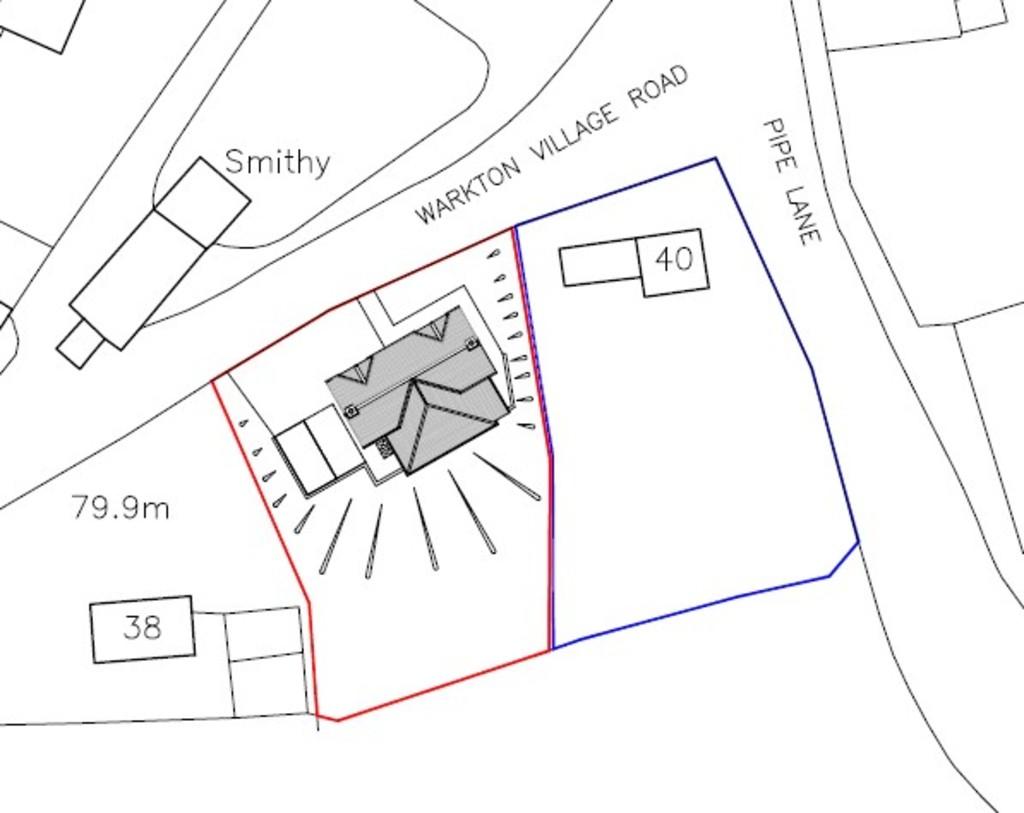 Warkton, Kettering, Northamptonshire 3 bed property with land £140,000