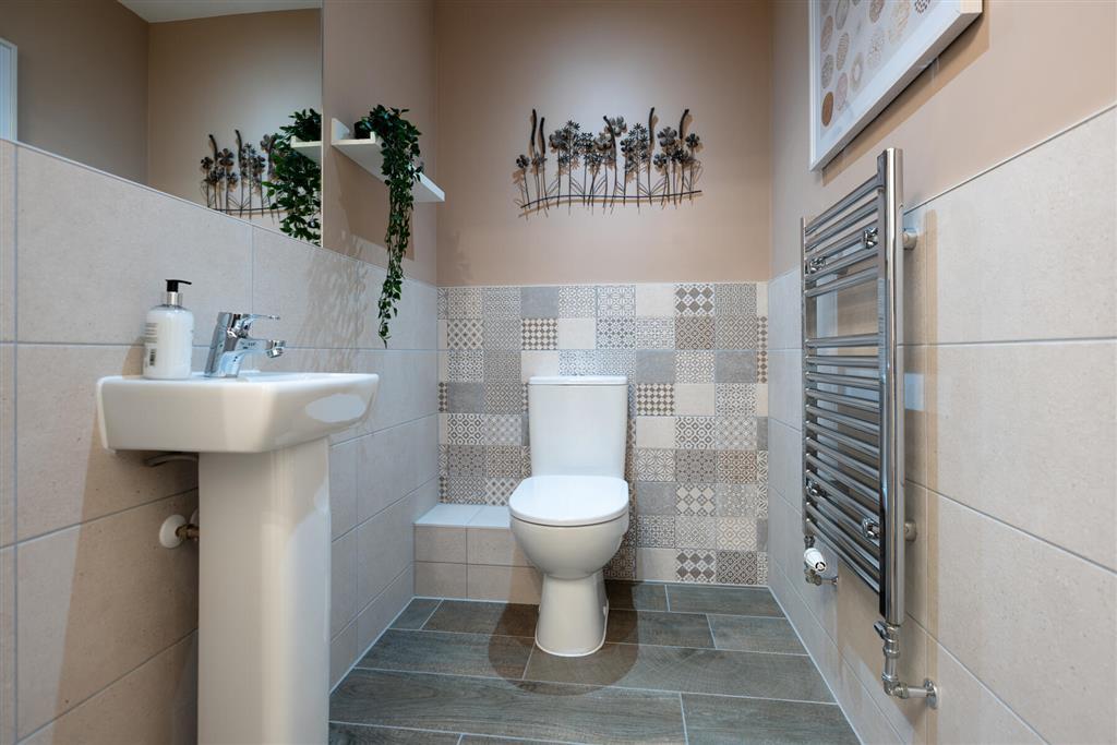 Convenient downstairs toilet