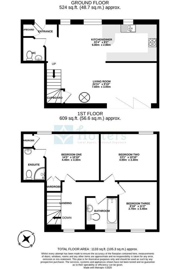 Court House Barns, Cascob, Presteigne 3 bed barn conversion £335,000