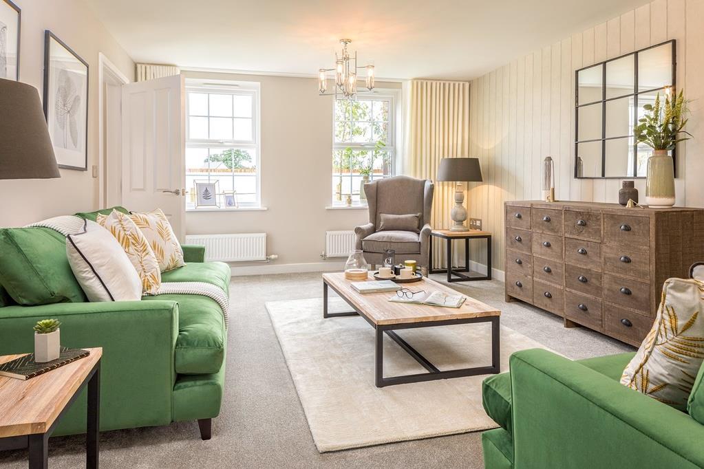 The Chelworth at Mill Brook 4 bedroom detached home internal lounge view