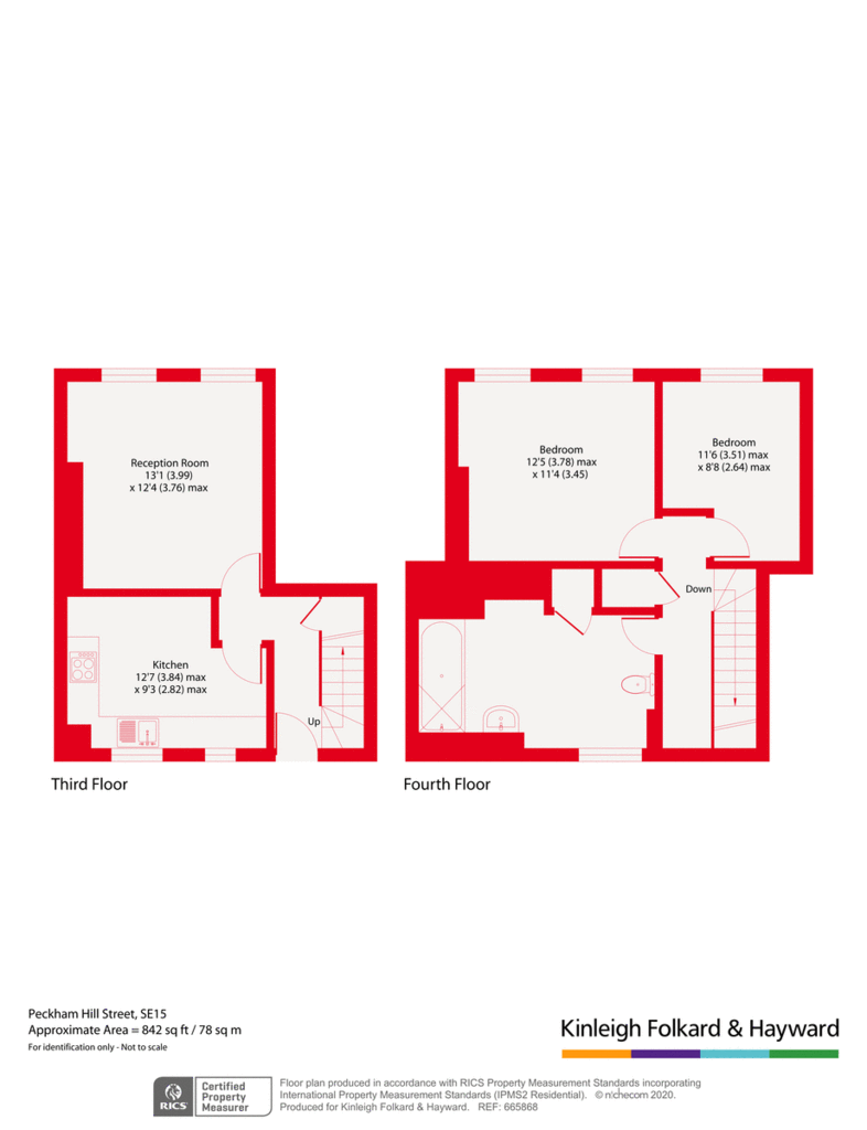 Peckham Hill Street, London 2 bed flat for sale £400,000