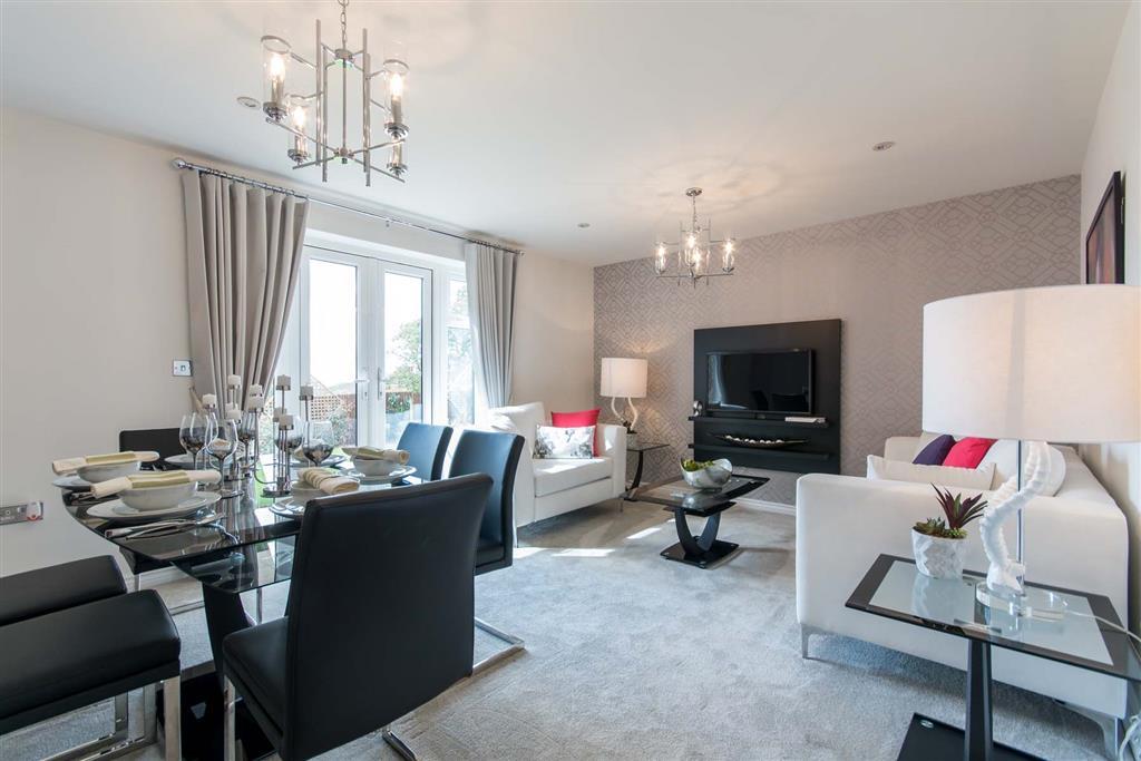 Typical Taylor Wimpey lounge/diner
