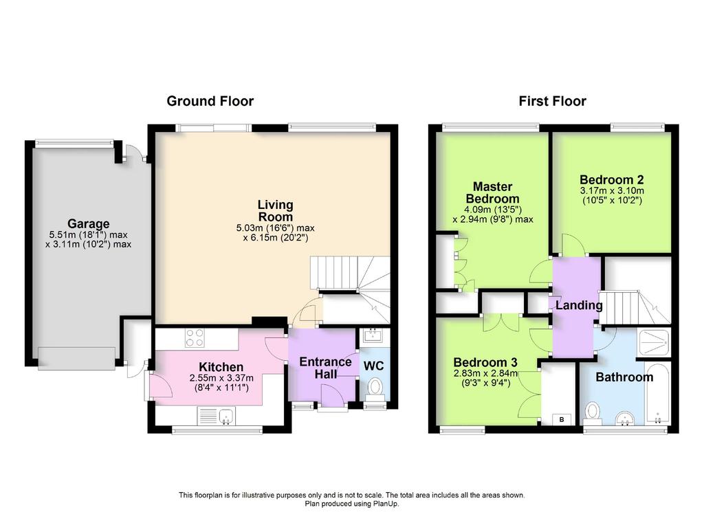 Goodrich Close, Caversham, Reading 3 bed link detached house for sale