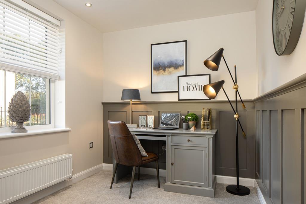 Home office in the Manning Show Home at Braid Park