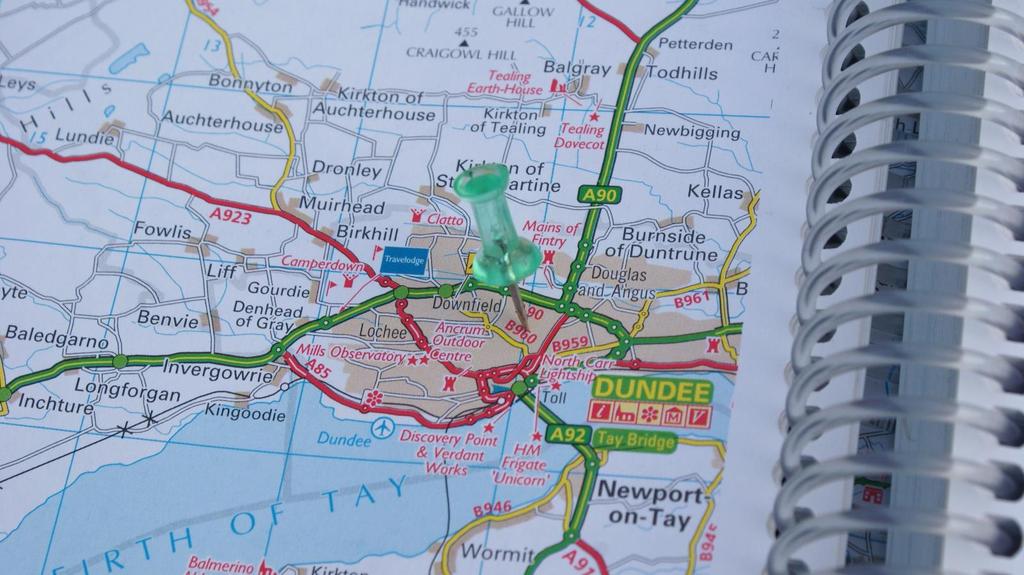 Dundee map