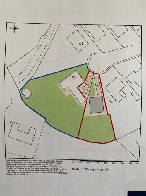 Building plot plan