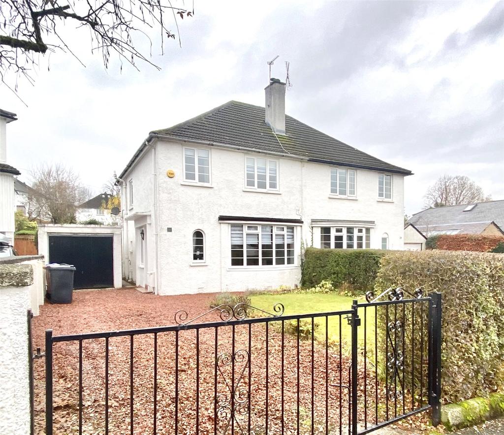 Stirling Drive, Bearsden, G61 3 bed semidetached house £290,000