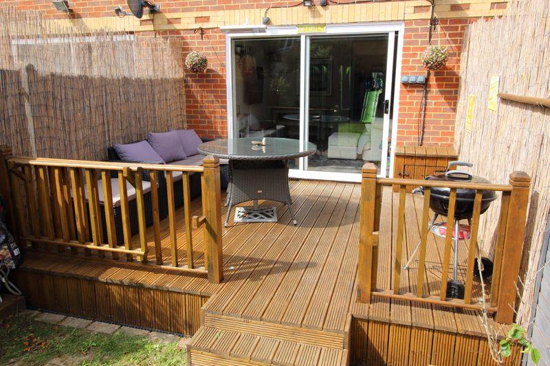 Decked seating area