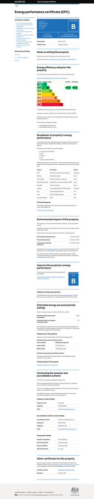 EPC Certificate