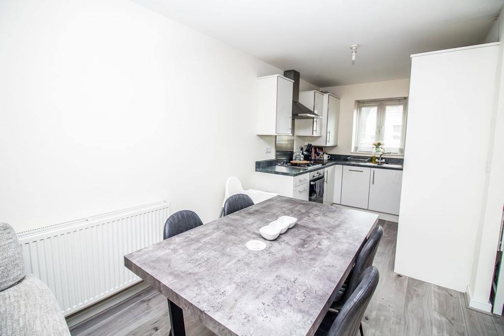 Lounge into kitchen